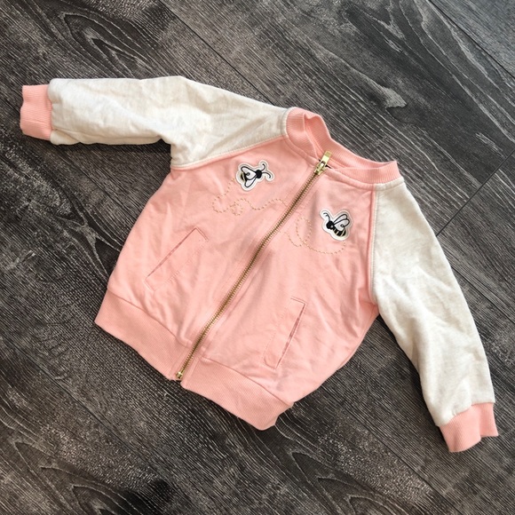 BumbleBee varsity style cotton zip jacket - Picture 2 of 4